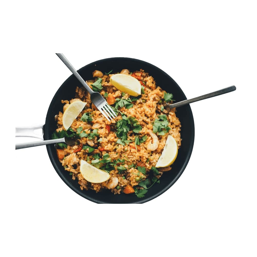 Harvest Buddha Bowl with roasted roots and brown rice